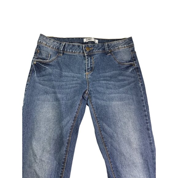 Clockhouse Skinny Leg Blue Denim Jeans Size EUR 40 US 10 Medium Wash - Picture 2 of 6